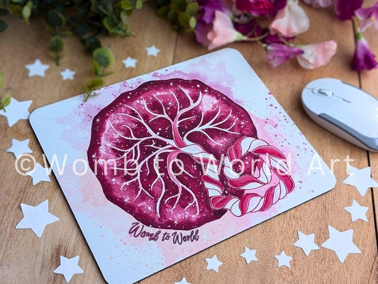 Placenta Art Mouse Mat Desk Pad