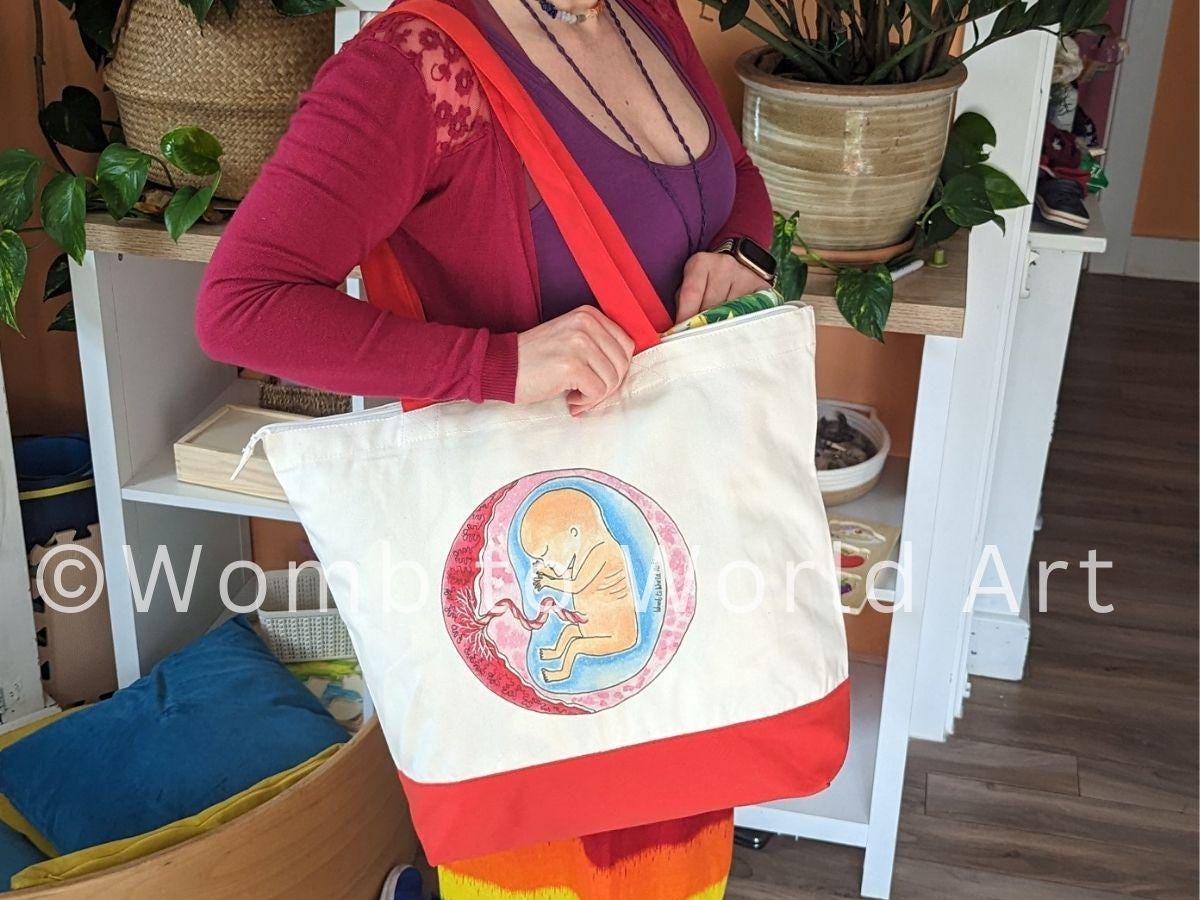 Pregnancy Zipped Bag