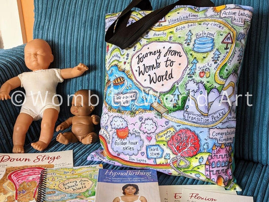 Birth Midwife Bag | Pregnancy Maternity Bag | Birth Scrubs Bag | Antenatal Education Teacher | Student Midwife Gift Ideas | Hospital Bag