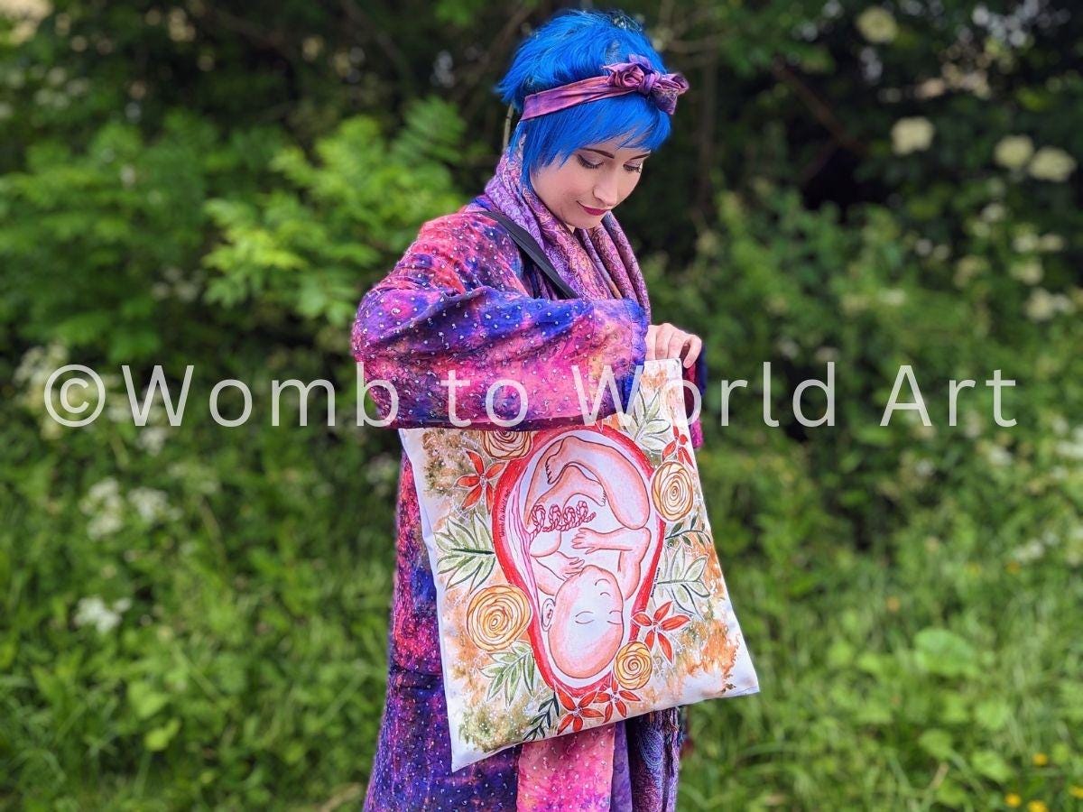 Baby Womb Art Bag