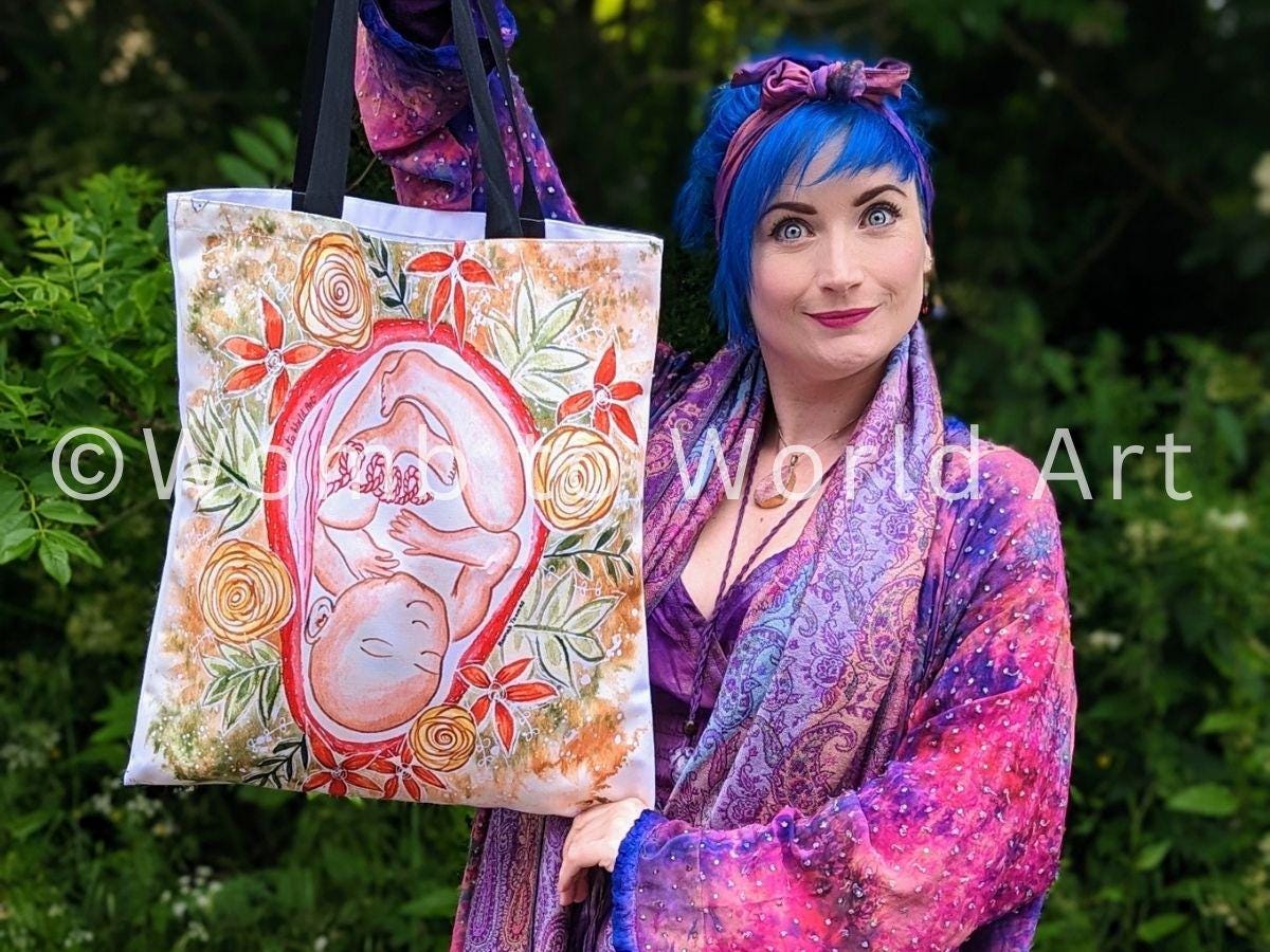 Baby Womb Art Bag
