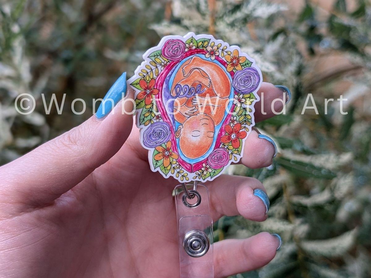 Midwife Badge Reel