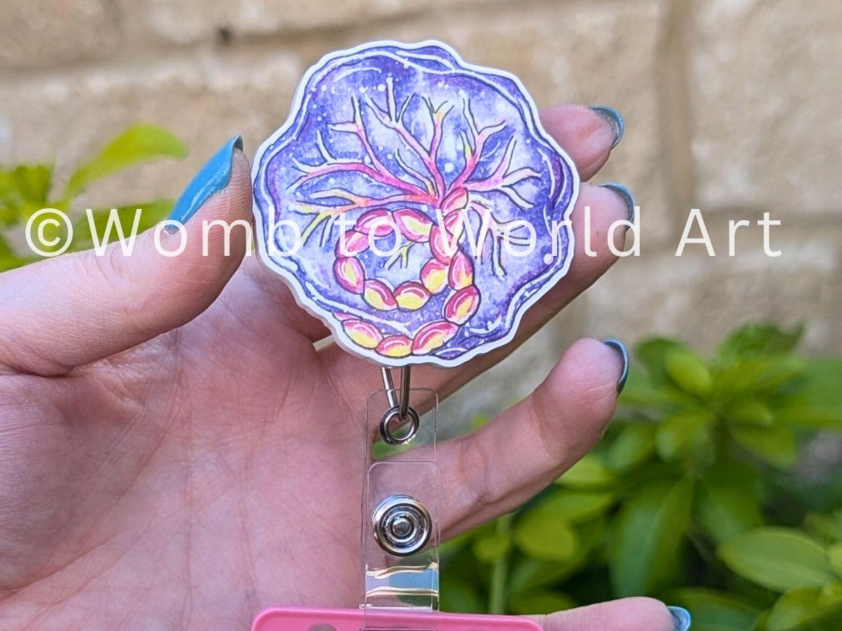 Placenta Badge Reel