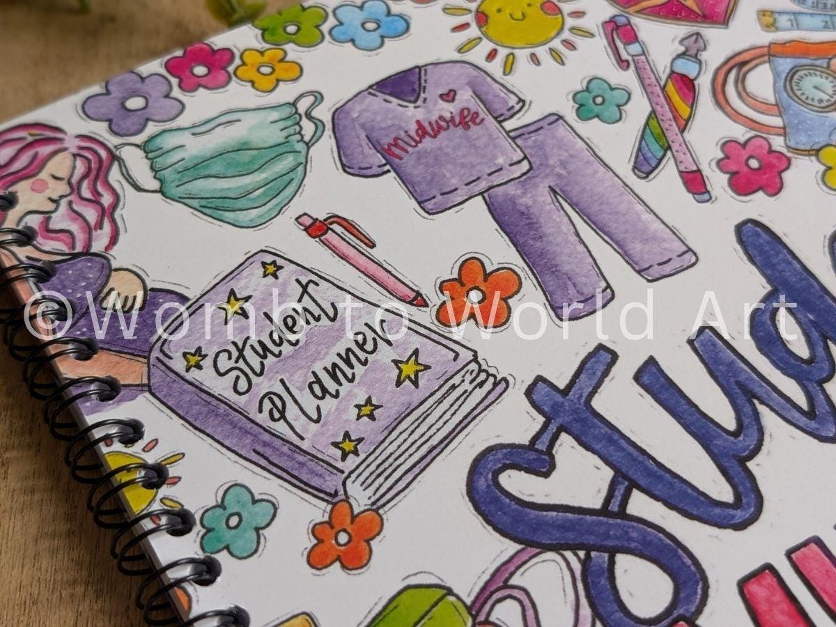 A4 Student Midwife Notebook Lined