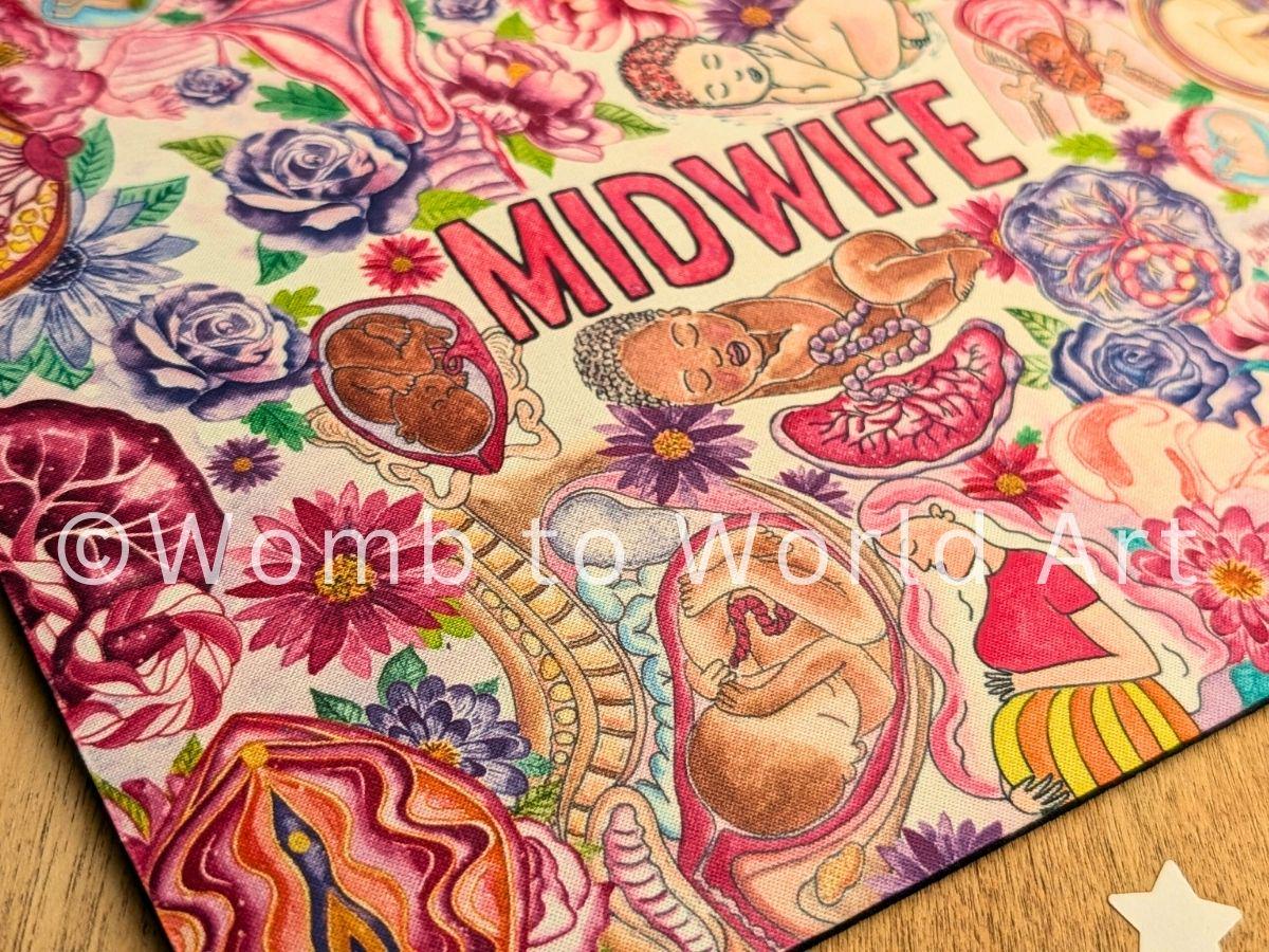 Midwife Mouse Mat Desk Pad