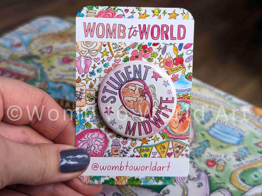 Student midwife pin