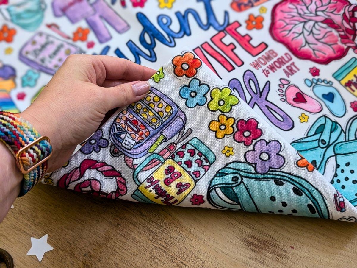 Student Midwife Bag | Midwifery Student Tote Bag | Pregnancy Bag | Scrubs Bag | Hospital Bag | Student Midwife Gifts
