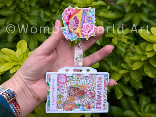 Breastfeeding Badge Reel | Lactation ID Card | IBCLC Badge Holder | Infant Feeding Team | Student Midwife Card | Peer Supporter