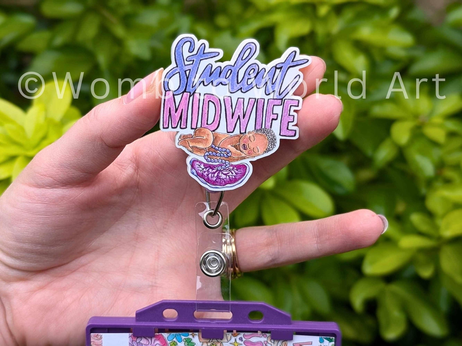 Student Midwife Badge Reel