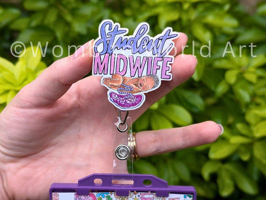 Student Midwife Badge Reel
