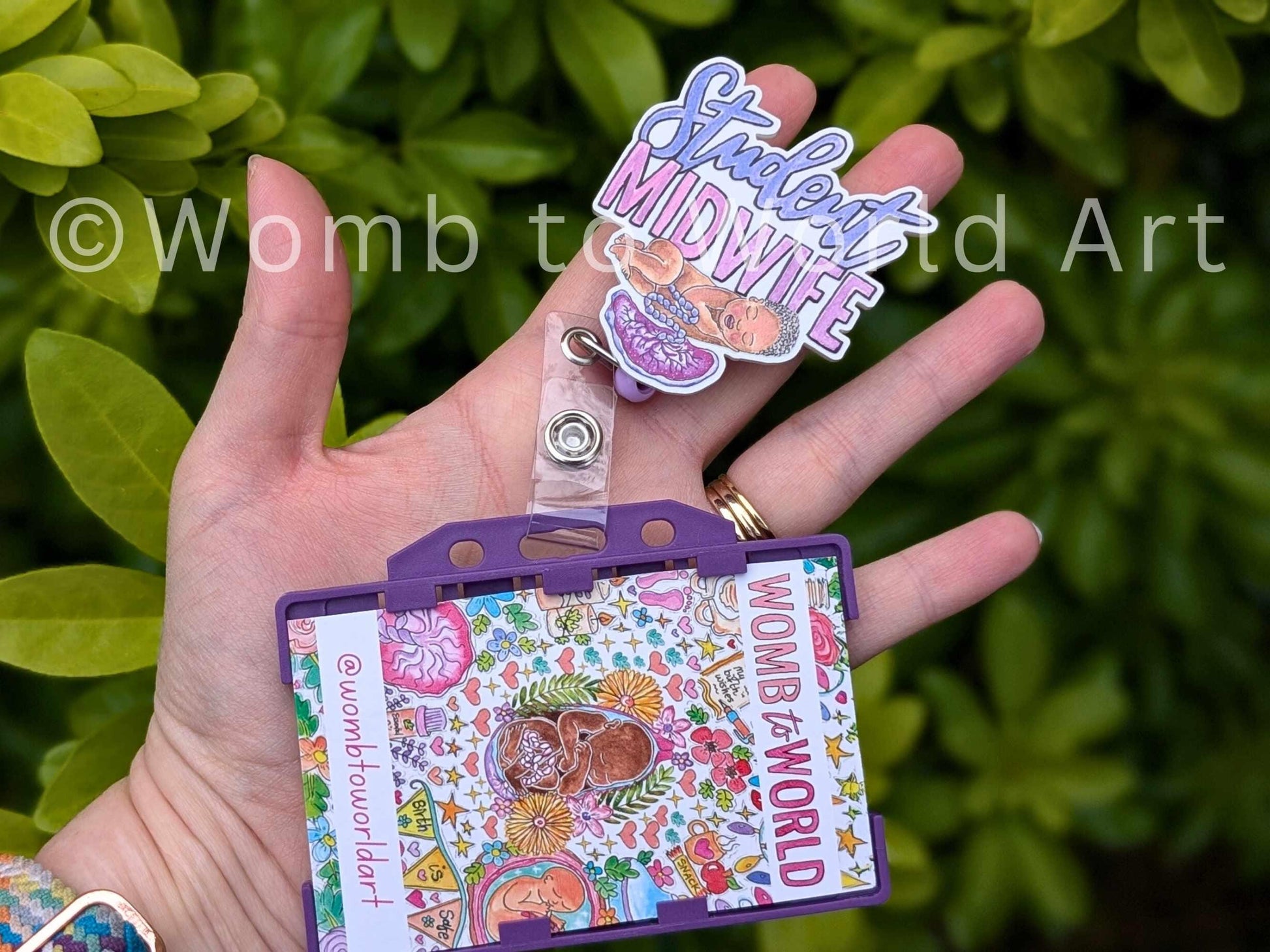Student Midwife Badge Reel