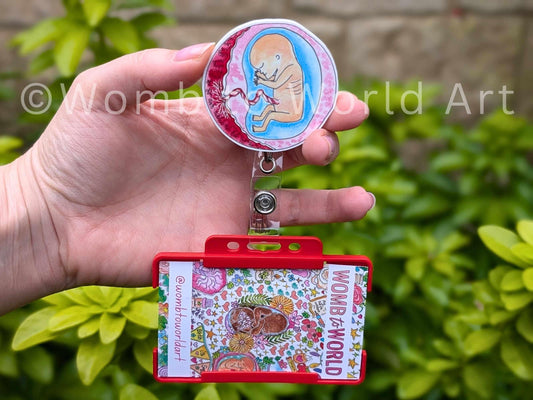Midwife Badge Reel 50mm