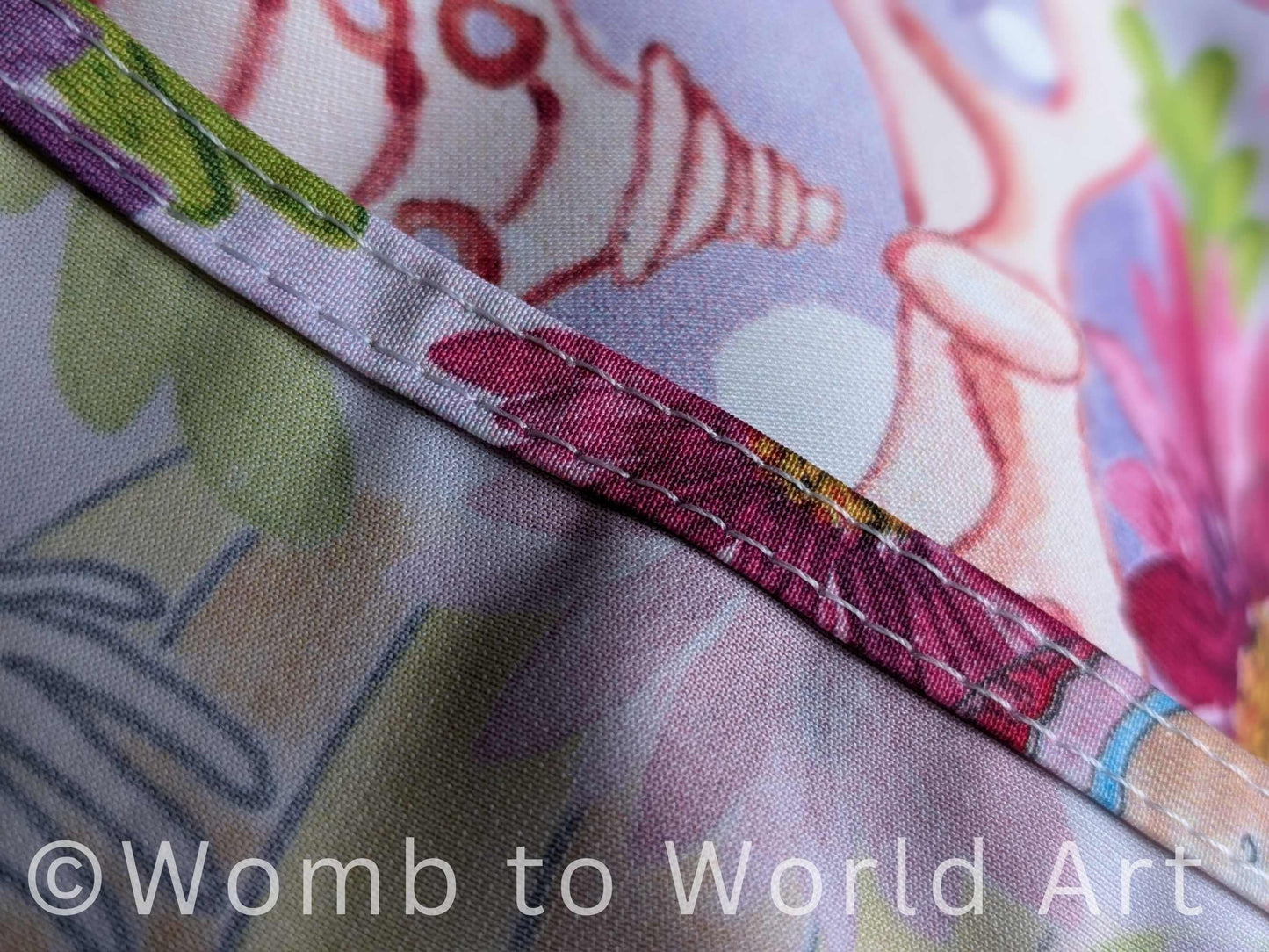 Pregnancy Fayre Table Runner by Womb to World Art | Doula Event Table Decor | Midwife Tablecloth for Pregnancy and Mother Blessings