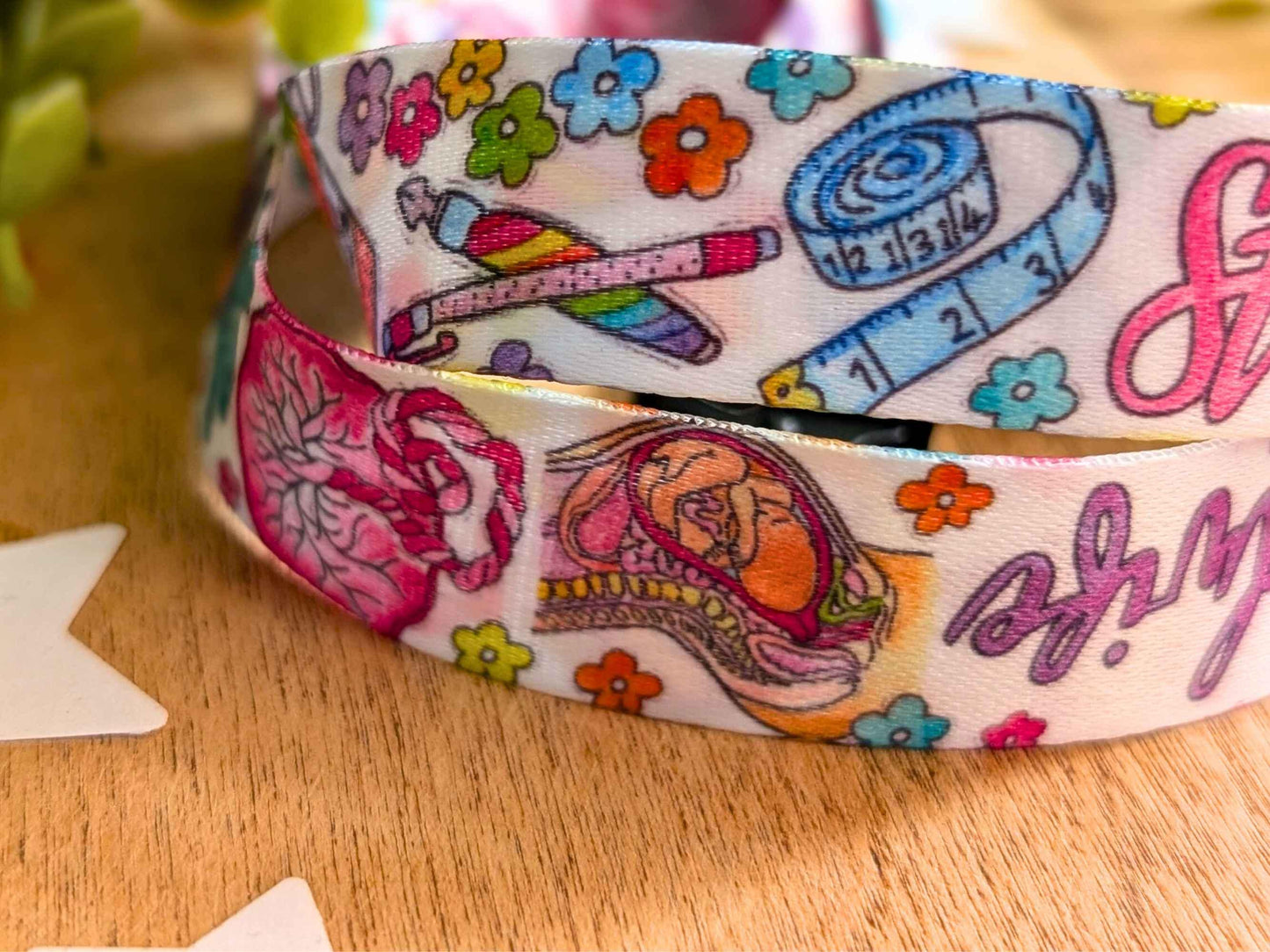 Student Midwife Lanyard Key Fob