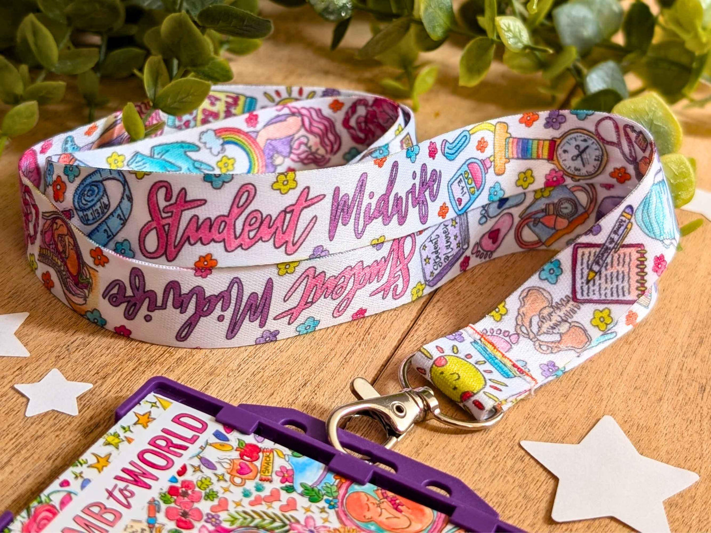 Student midwife lanyard