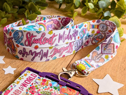 Student midwife lanyard