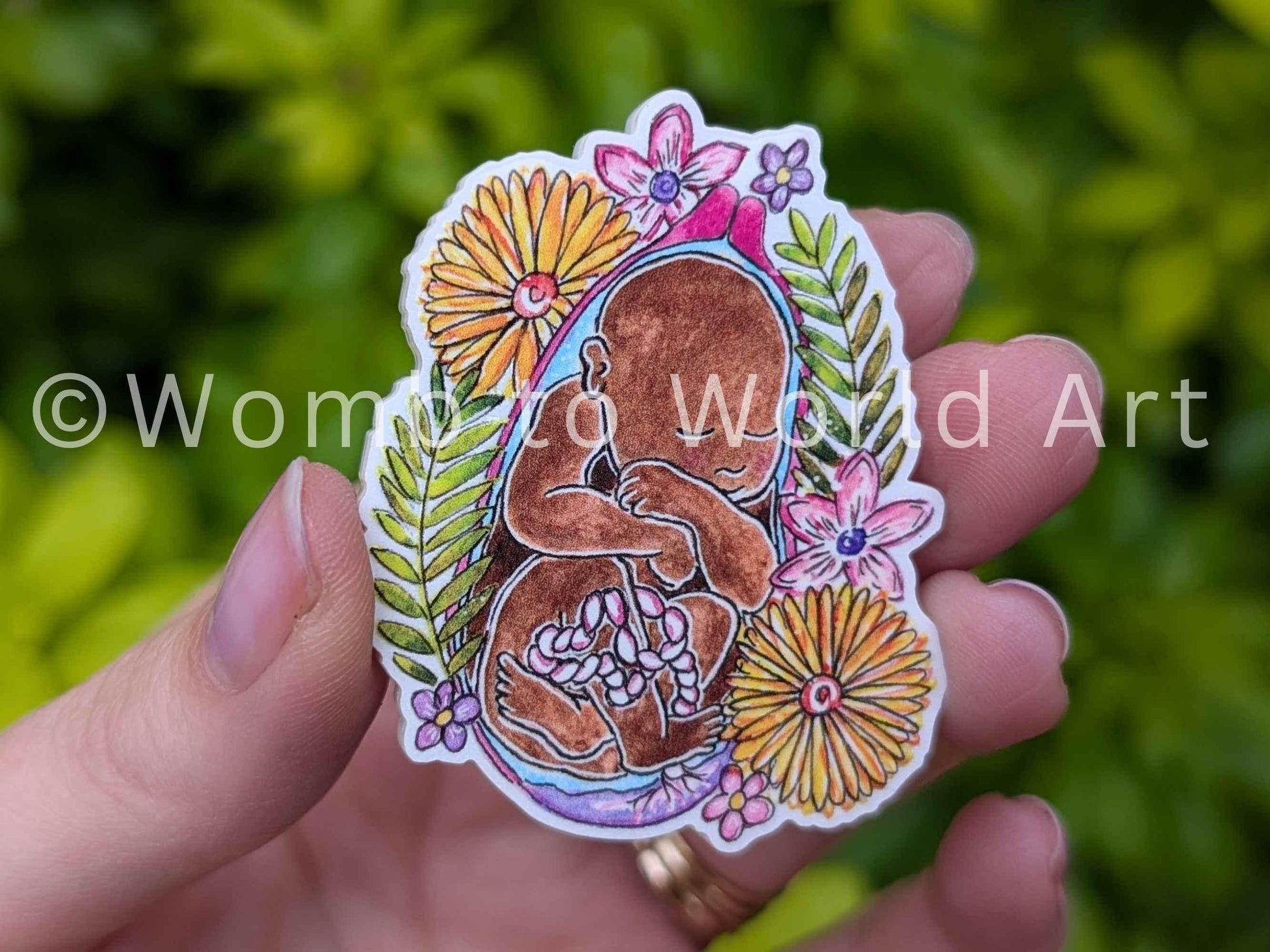 Pregnancy gift idea magnet