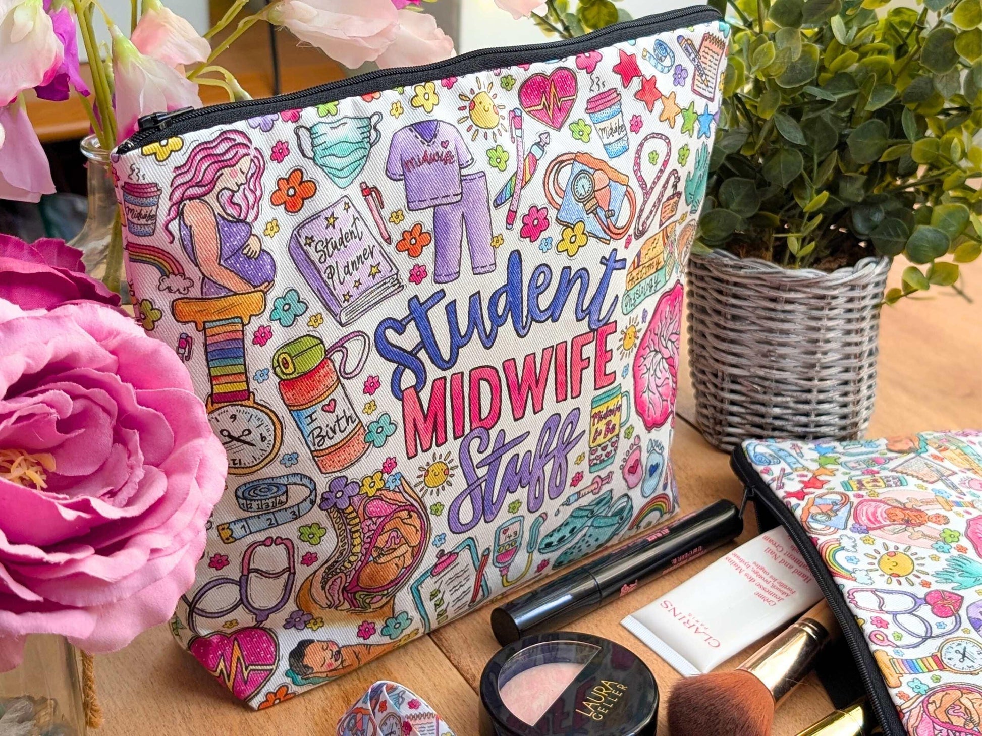 Student Midwife Wash Bag for Toiletries / Lunch