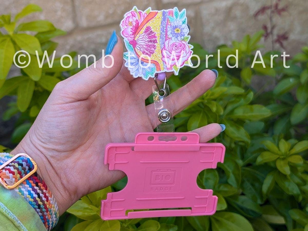 Breastfeeding Badge Reel | Lactation ID Card | IBCLC Badge Holder | Infant Feeding Team | Student Midwife Card | Peer Supporter