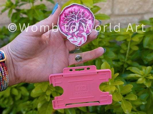 Midwife Badge Reel 55mm