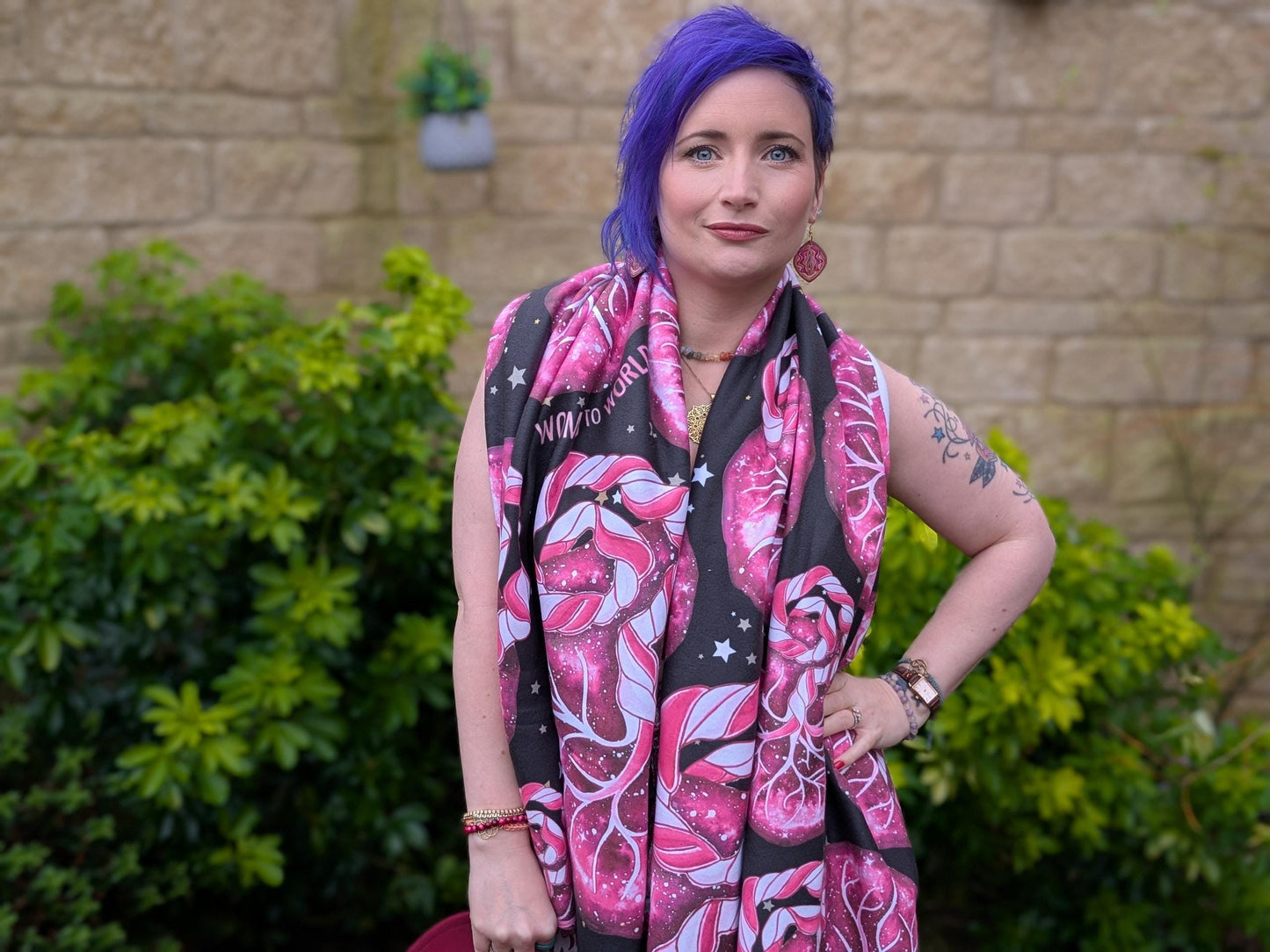 Placenta Art Scarf