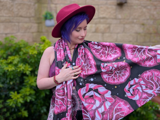 Placenta Art Scarf