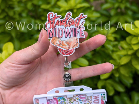 Student midwife badge holder