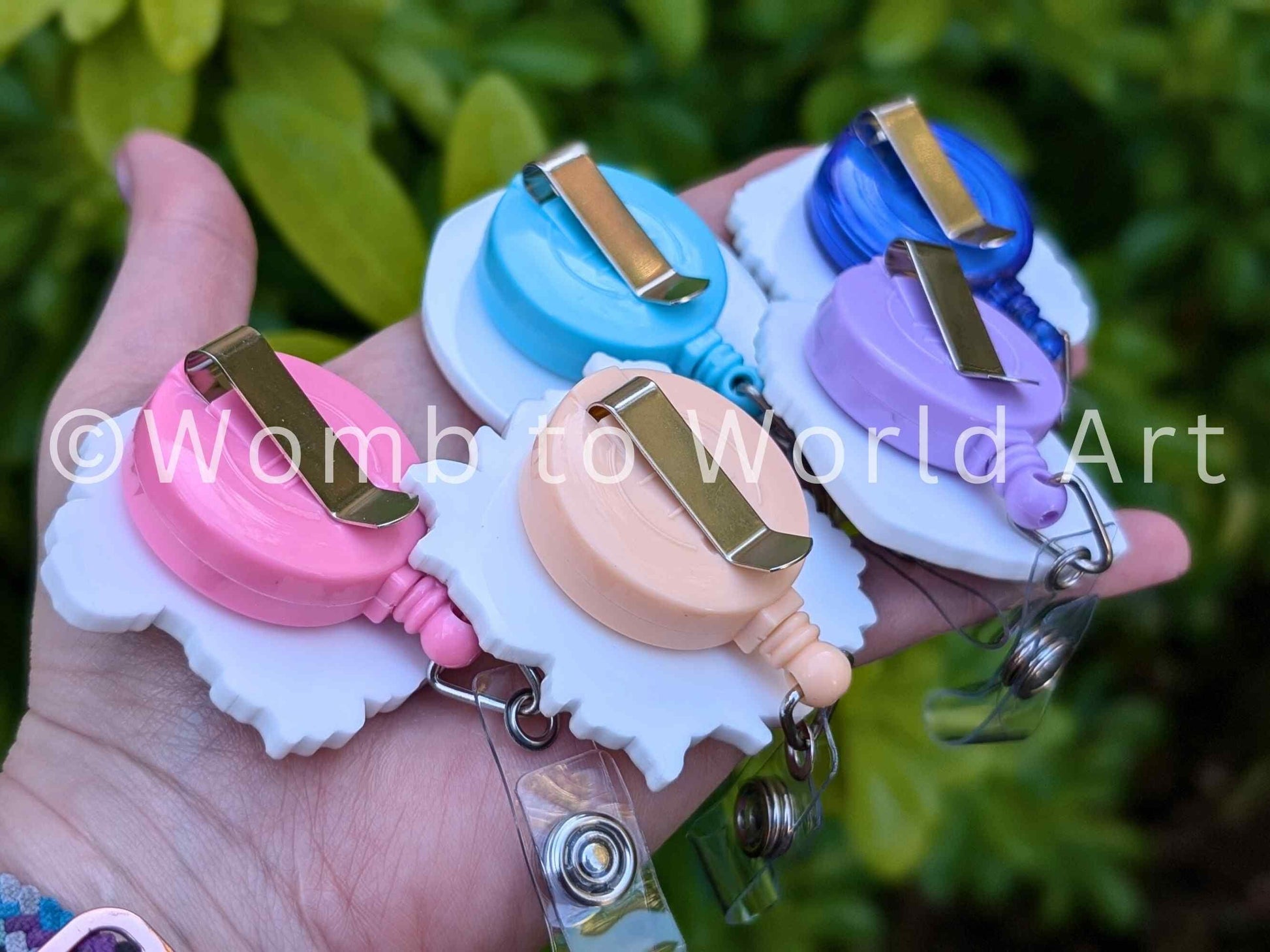 IBCLC Badge Reel: Breastfeeding Art ID Card Holder