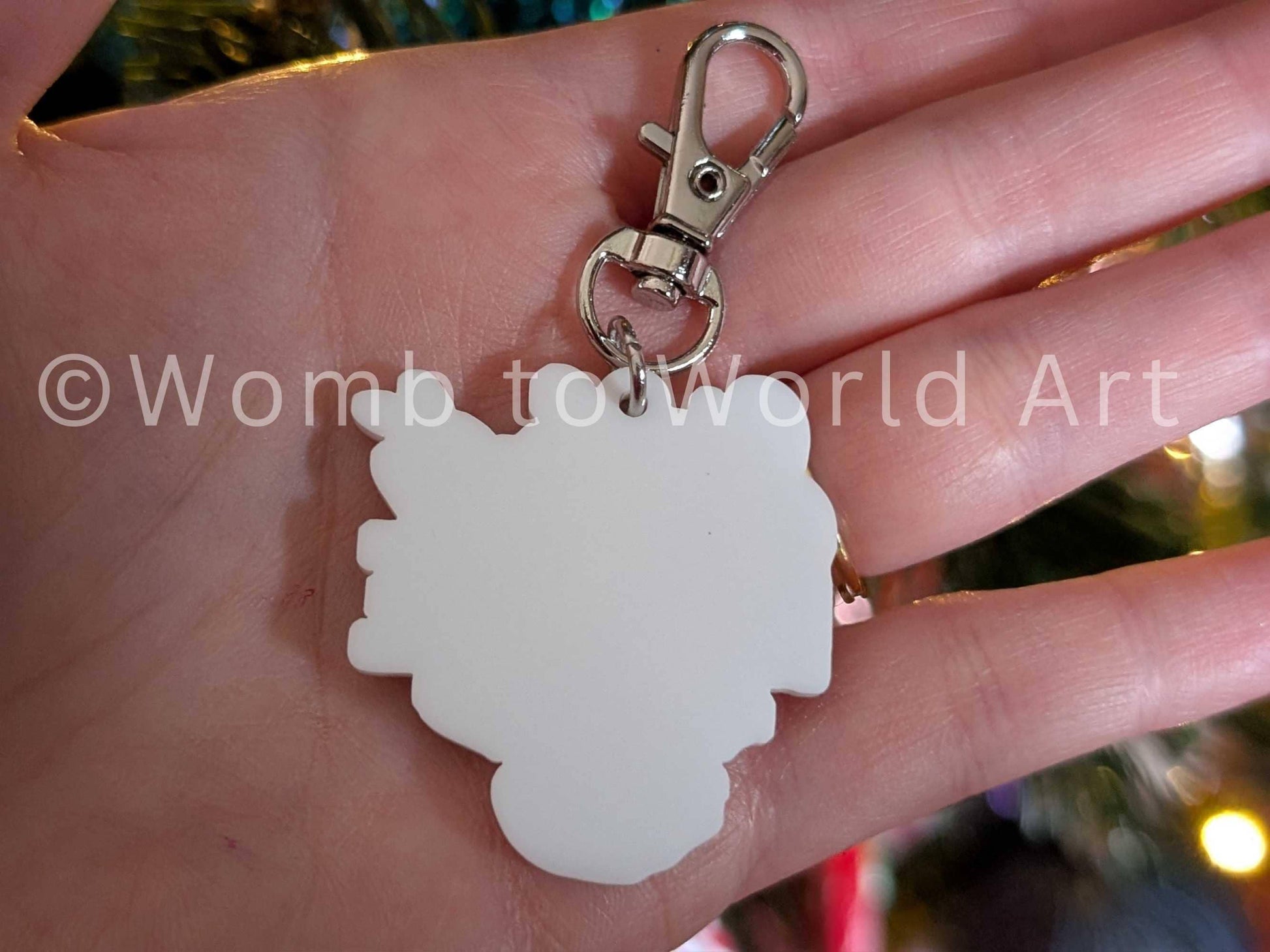 Student Midwife Charm for Bag or Lanyard | Eco Plastic Clip on Pregnancy Charm | Student Midwife Gift Ideas | Student Midwife Key Fob