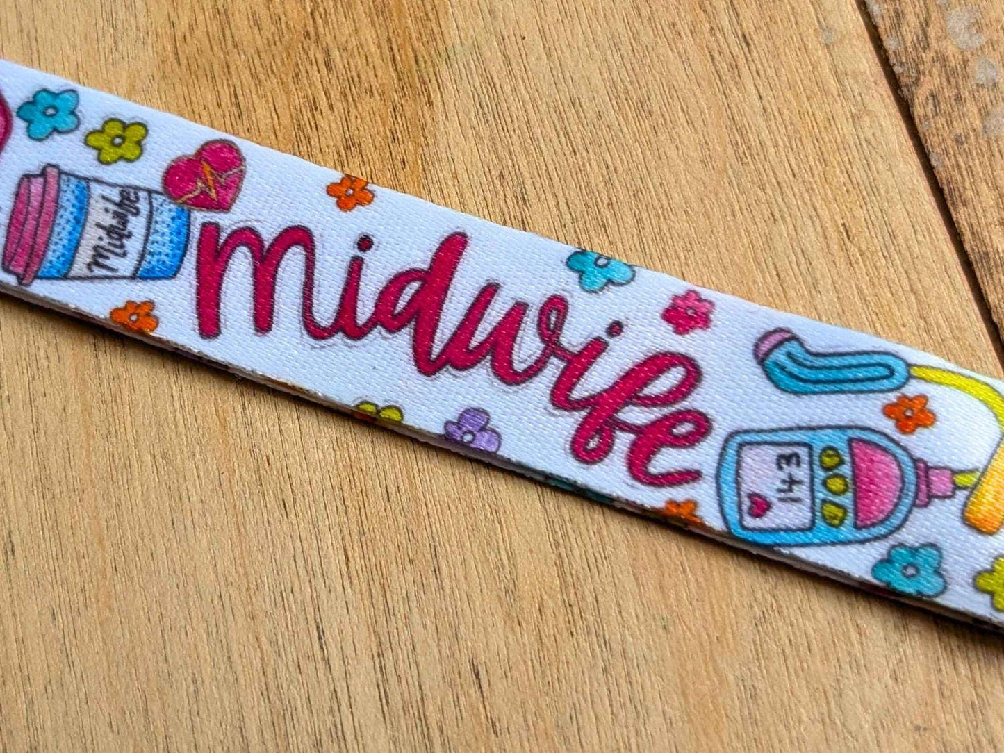 Midwife Lanyard Key Fob