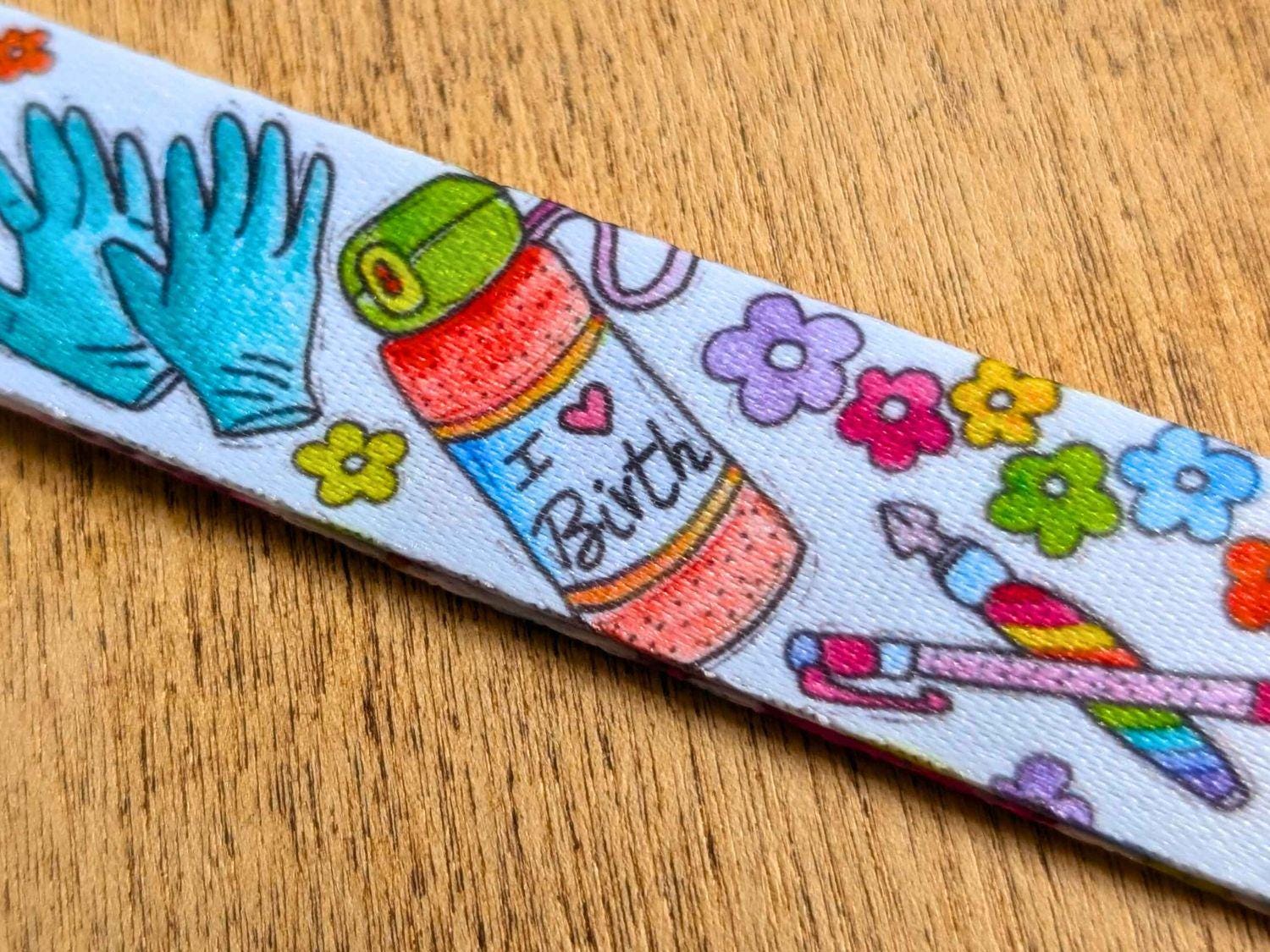 Midwife Lanyard Key Fob