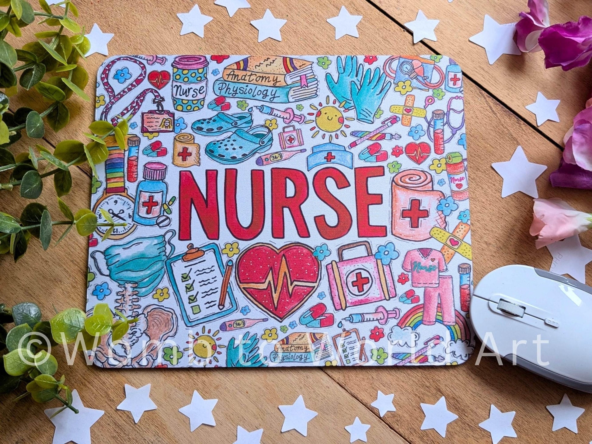 Nurse mouse mat