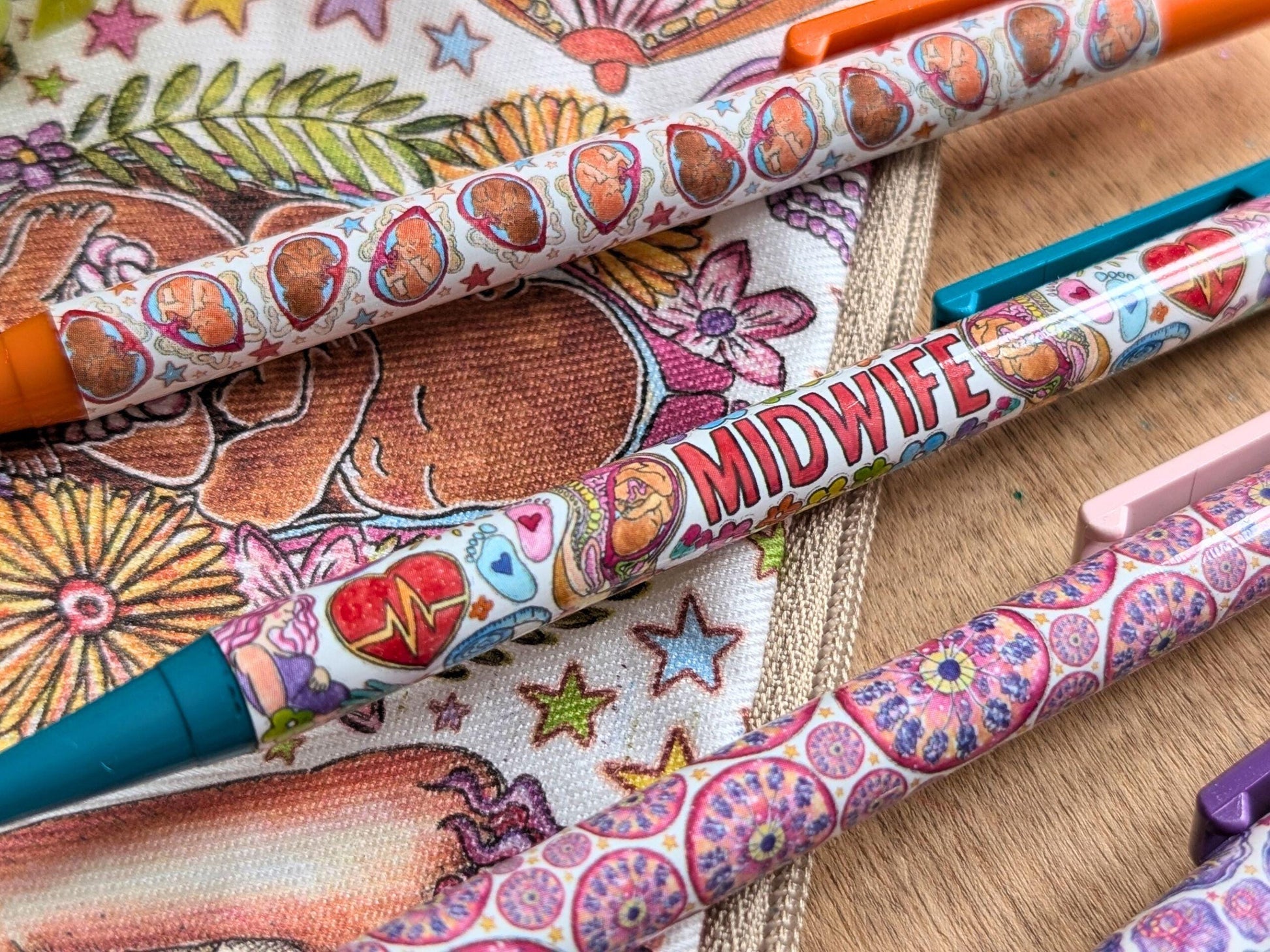 Midwife Pen Set + Bookmark