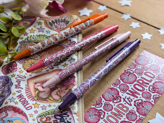 Pregnancy pen set for doulas