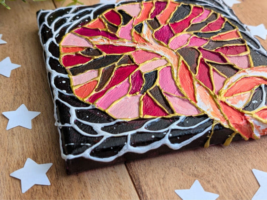 Placenta Art Canvas Painting | Midwife Thank You Gift | Student Midwife Art | Doula Wall Art | Hypnobirthing | Womb to World