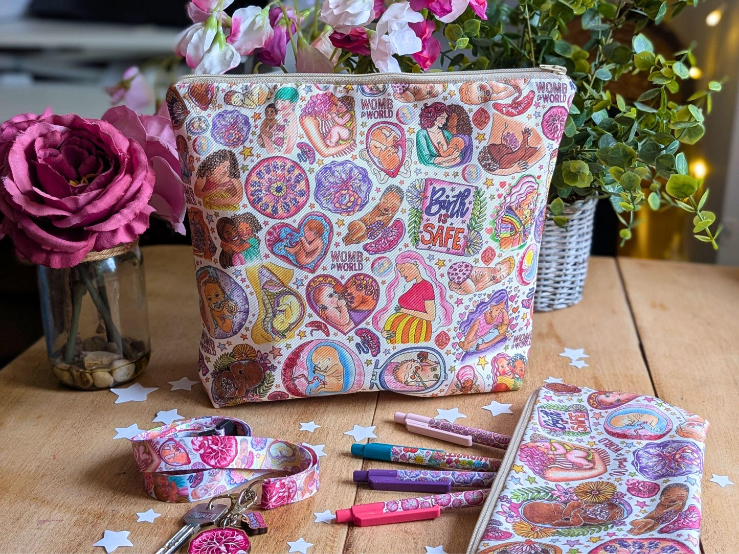 Midwife Wash Bag for Toiletries / Lunch