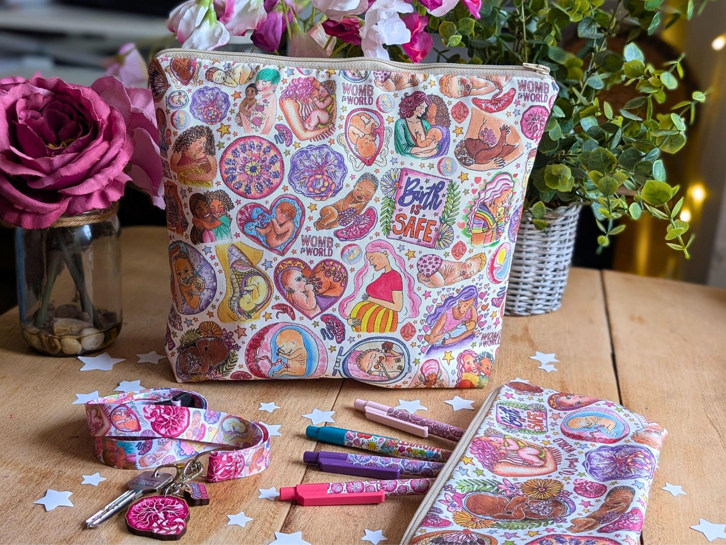 Midwife Wash Bag for Toiletries / Lunch