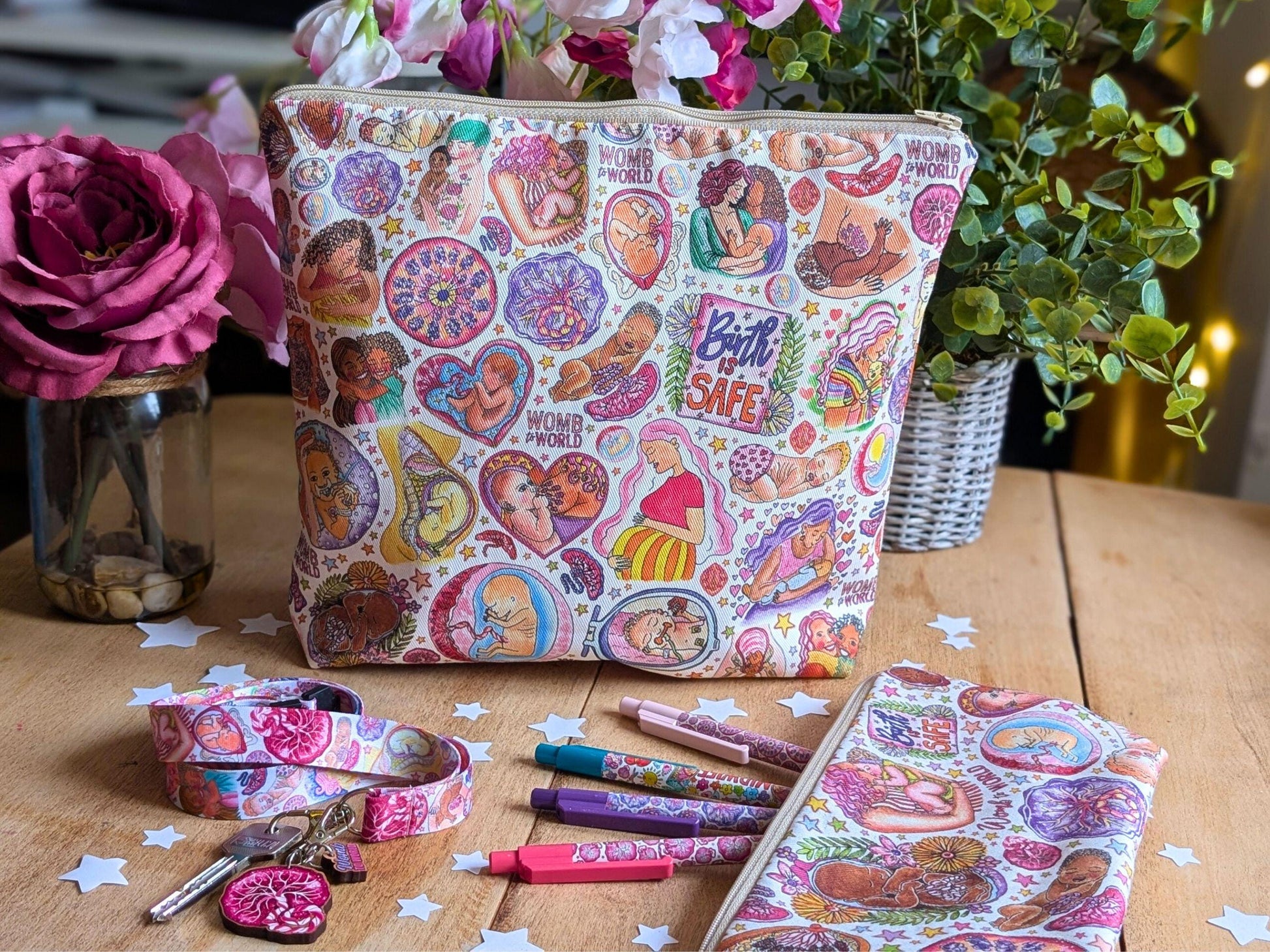 Midwife Wash Bag for Toiletries / Lunch