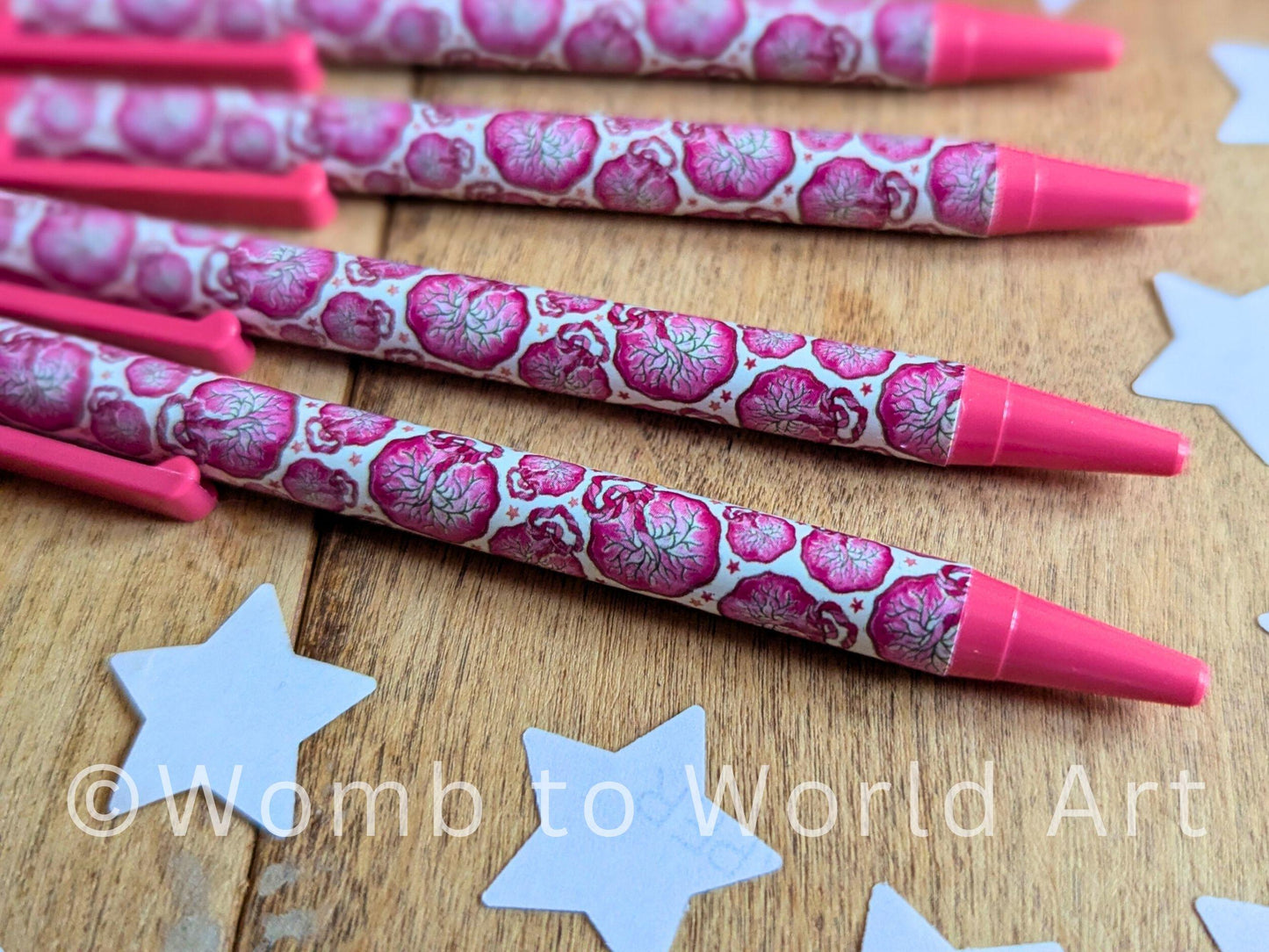 Placenta Pen Set and Bookmark | Midwifery Pen Set | Student Midwife Stationery | Doula Gift Ideas