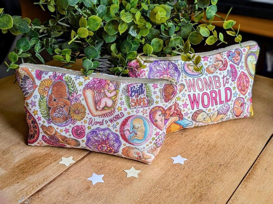 Midwife pencil case or cosmetics bag
