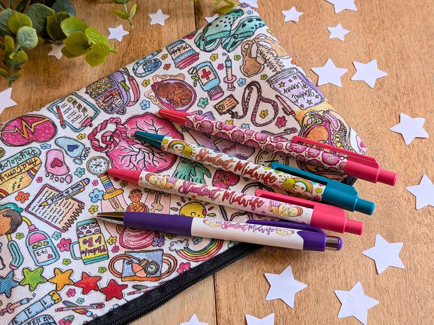 Student Midwife Pen Set + Bookmark