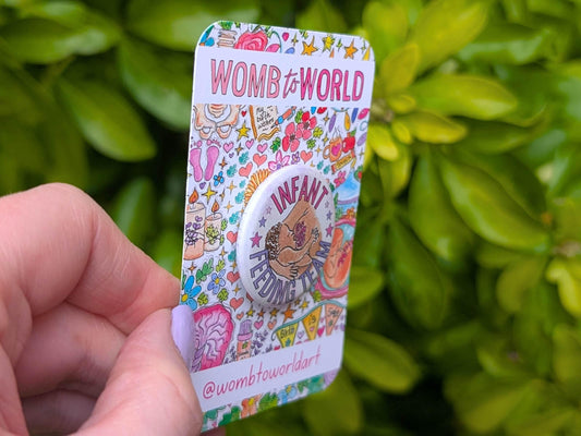 Infant Feeding Team Badge: Breastfeeding Maternity Midwife Lanyard Pin