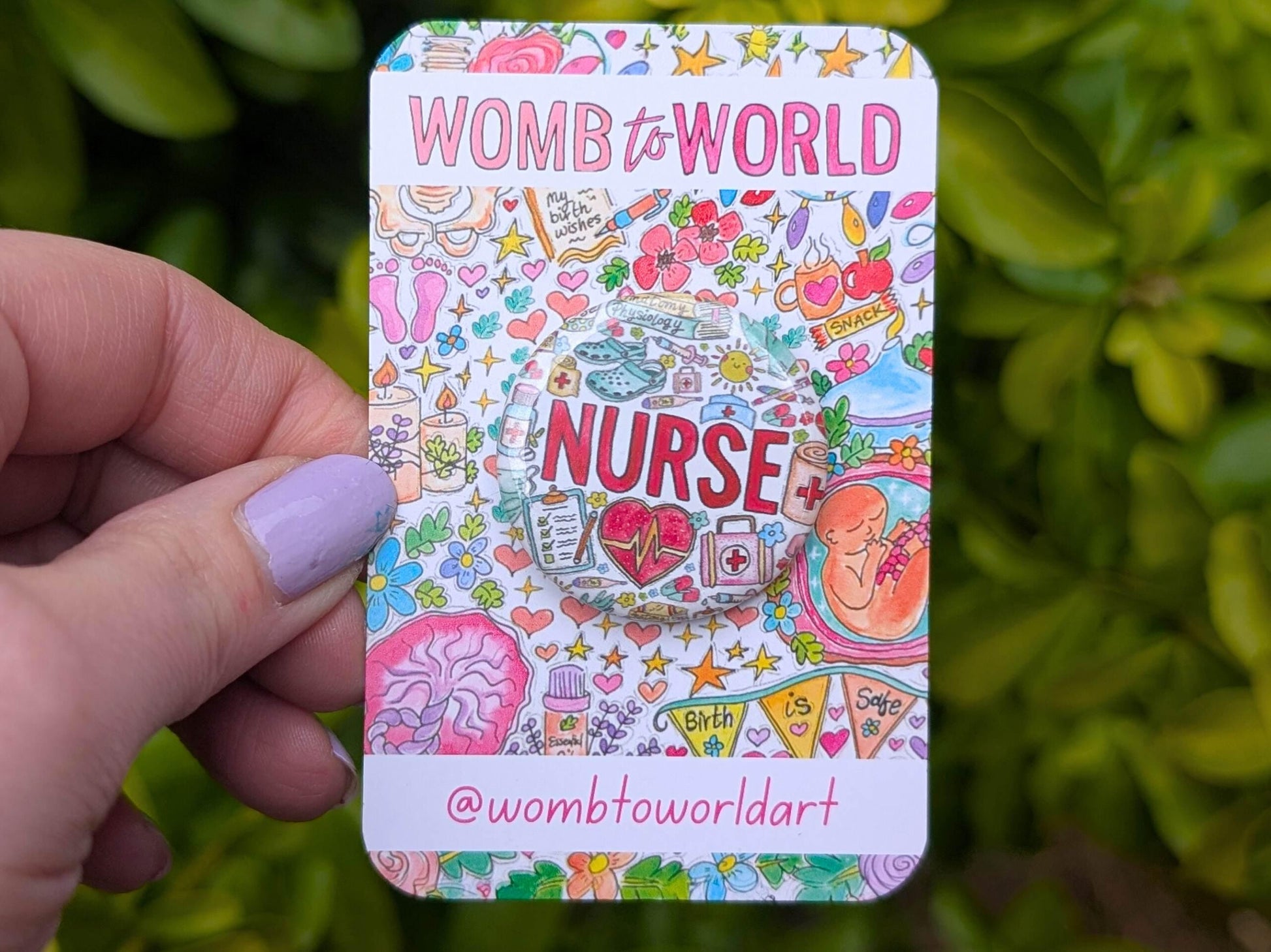 Nurse Badge | Nurse Lanyard Pin Badges | Thank you Gift for Nurses