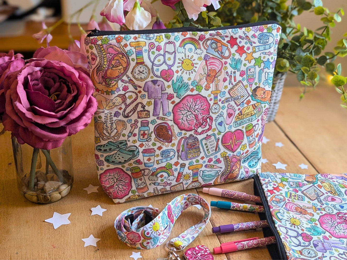 Midwife Wash Bag for Toiletries / Lunch