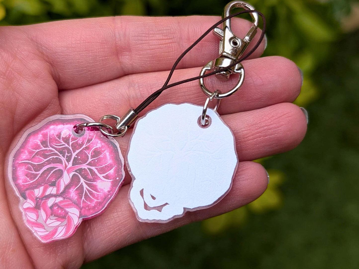 Placenta Charm for Bag, Keychain, Badge Reel, Lanyard or Phone Case