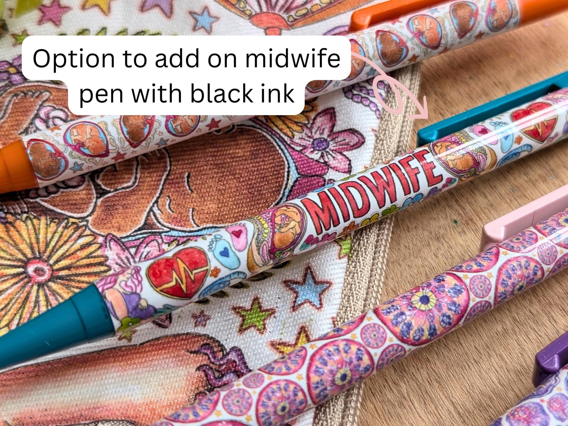 Midwife Lanyard Key Fob