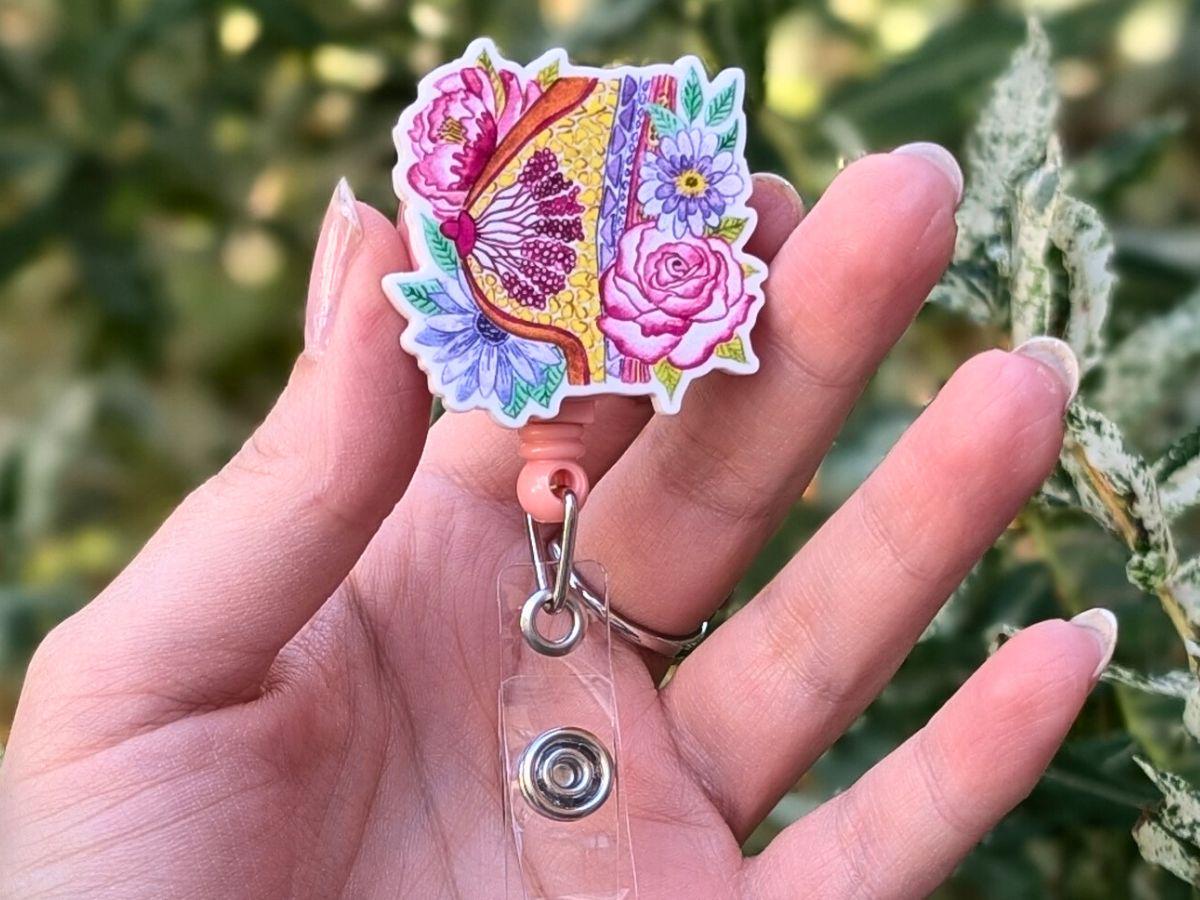 Breast Badge Reel | Lactation ID Card Badge Reel | IBCLC Badge Holder | Infant Feeding Team | Student Midwife Card | Peer Supporter