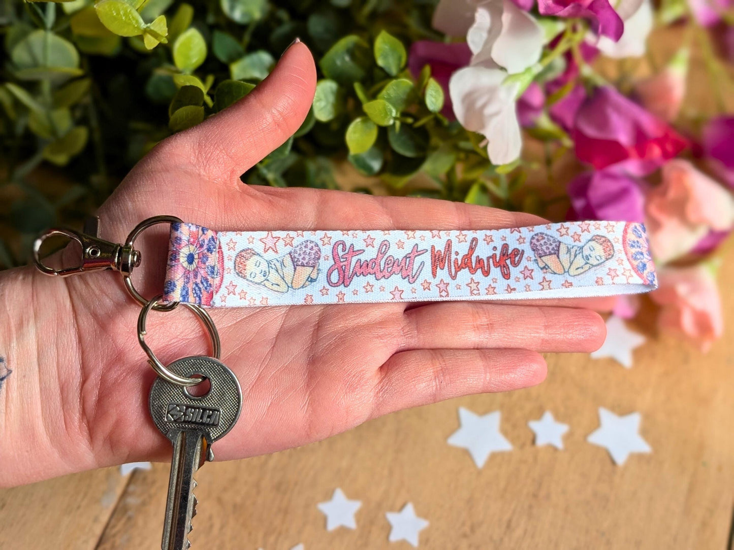 Student Midwife Key Fob Wrist Strap