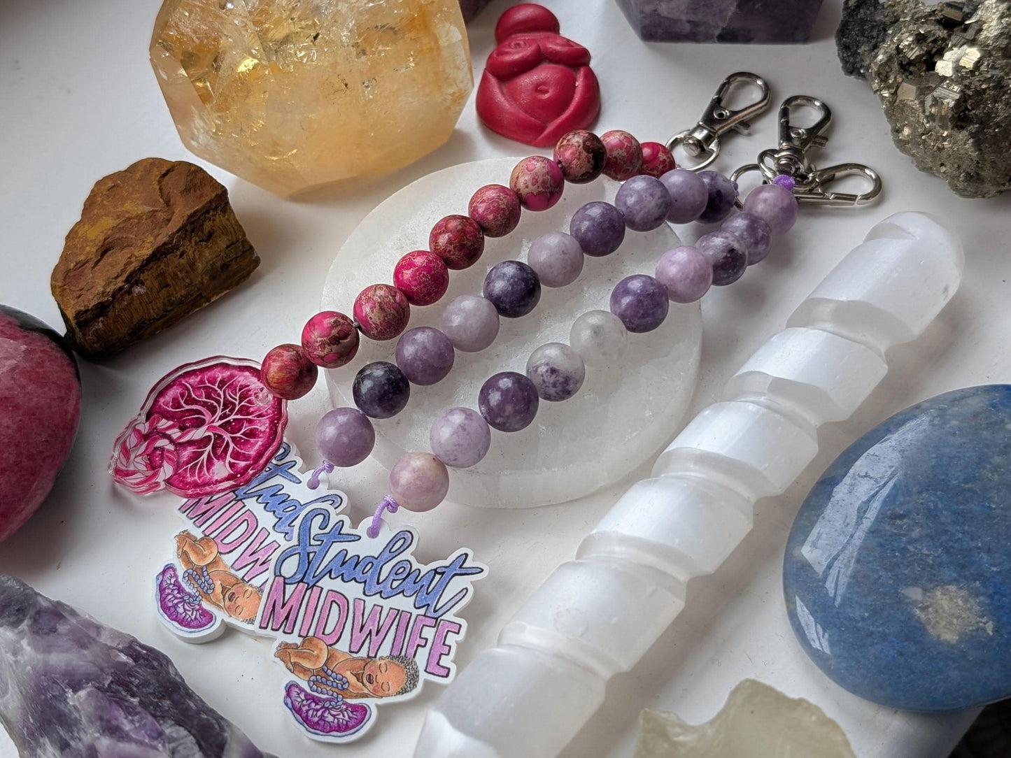 Student Midwife Dilation Beads Jasper