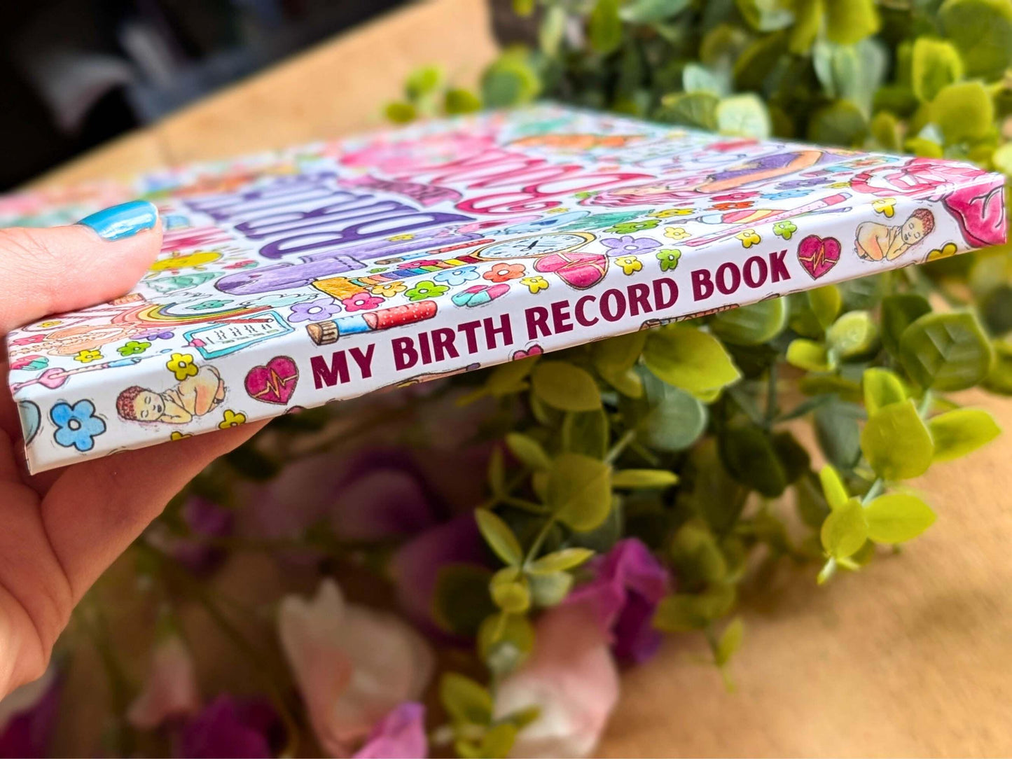 Birth record log tracker book for student midwife
